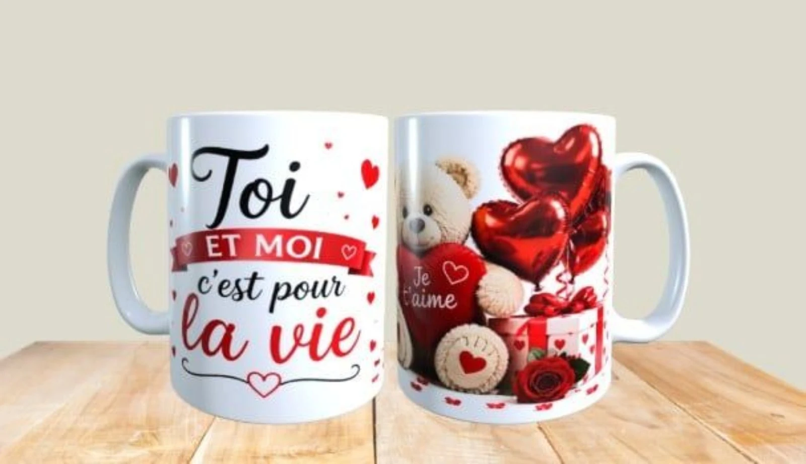 Mug amour, toi et moi c'est pour la vie